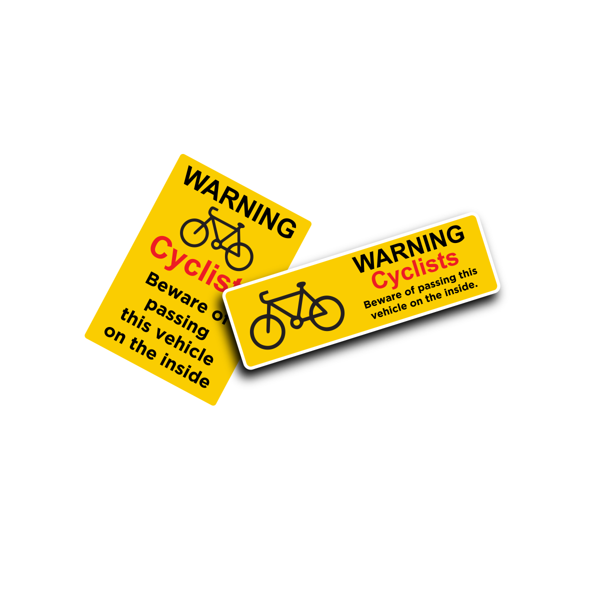 Cyclist Safety Stickers