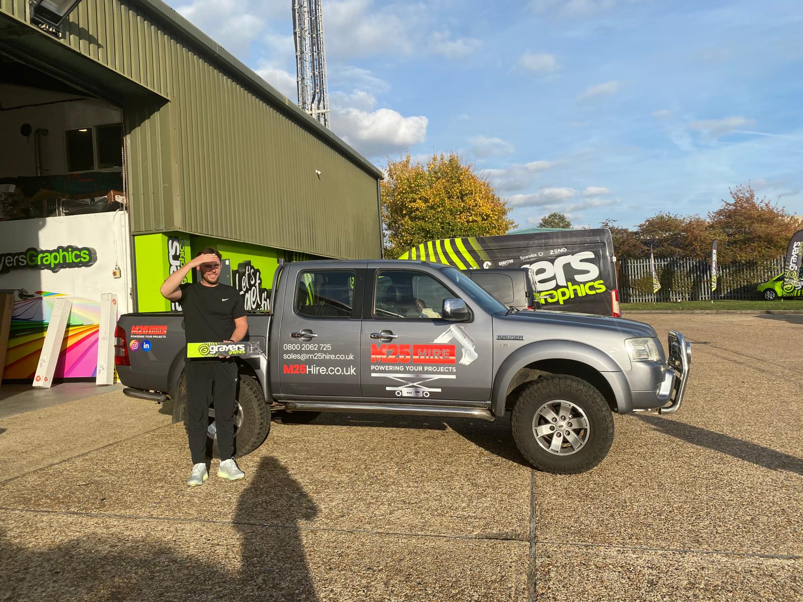 M25 Hire Vehicle Graphics