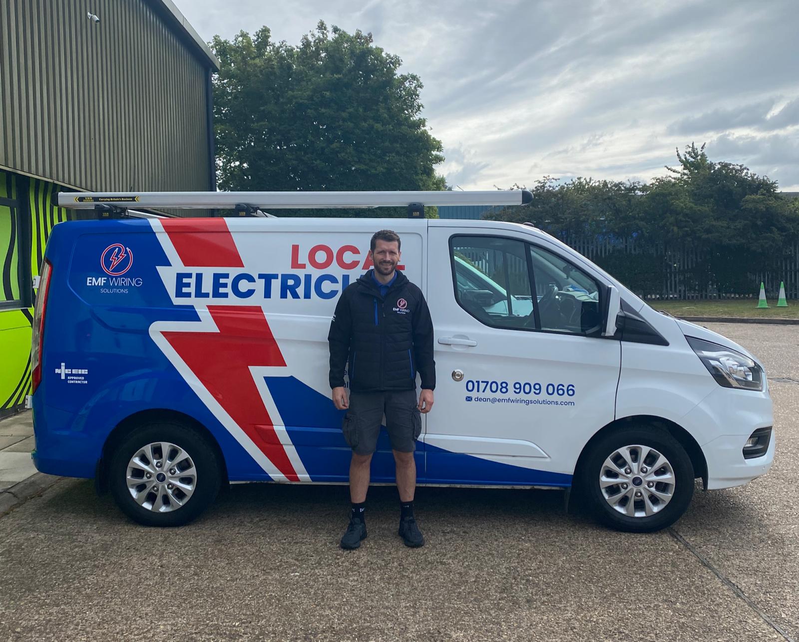 EMF Wiring Solutions vehicle graphics
